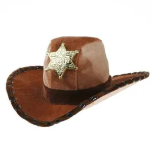 SHERIFF HAT boys kids cowboy western woody costume halloween deputy AGES 3-12