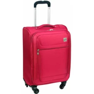 Protege Vapor Lightweight Rolling Suitcase, Red