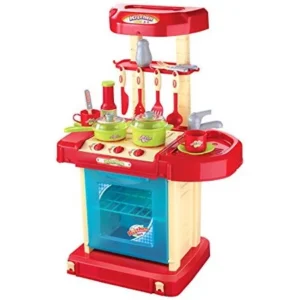Berry Toys Play and Carry Plastic Play Kitchen - Red