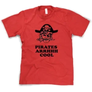 Youth Pirates Arghhh Cool T Shirt Funny Vintage Adventure Tee For Kids