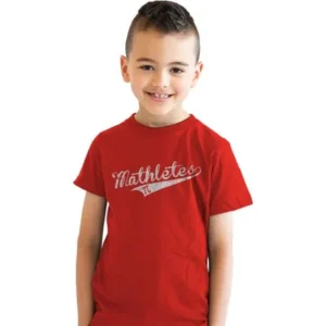 Kids Mathletes Math Team T Shirt Cool Nerdy Tees Geeky Youth Tee for Children