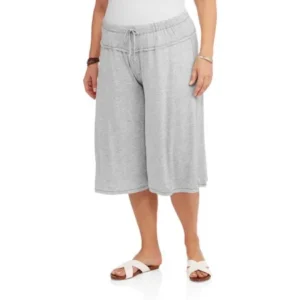 Women's Plus Size Draw String Knee-Length Pant