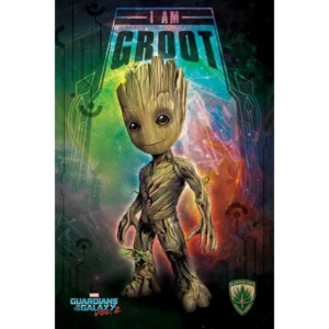 Guardians Of The Galaxy Vol. 2 - Movie Poster / Print (Baby Groot) (Size: 24" x 36")