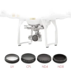 Sky Capture Series 4-Piece Filter Kit for DJI Phantom 3 Professional and Advanced (UV + CPL + ND4 + ND8)