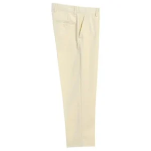 Little Boys Ivory Flat Front Formal Special Occasion Dress Pants 2T-7