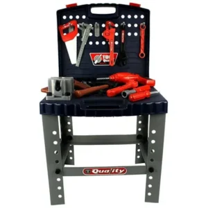 Quality Workbench Children's Kid's Pretend Play Toy Work Shop Tool Set w/ Tools, Accessories