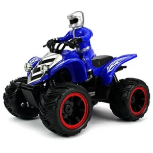 Velocity Toys ATV Road Racer Remote Control RC Car, Rechargeable, Big Size 1:10 Scale Ready To Run (Colors May Vary)