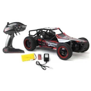 Gallop Ghost Top Speed Remote Control 2.4 GHz RC Red Toy Buggy Car 1:10 Scale Size Ready To Run w/ Working Suspension, Spring Shock Absorbers