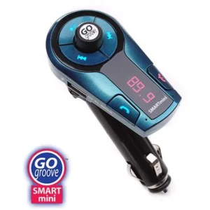 GOgroove FlexSMART X2 Mini Bluetooth FM Transmitter with USB Charging , Music Control and Microphone for Hands-Free Calling - Use with the Apple iPhone 6s, Samsung Galaxy S7, HTC 10 and More