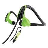 GOgroove - AudiOHM CFT Wired In-Ear Behind-the-Neck Headphones - Green