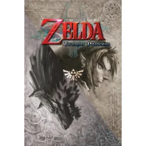 The Legend of Zelda Twilight Princess Nintendo High Fantasy Video Game Series Crest Poster - 12x18 inch