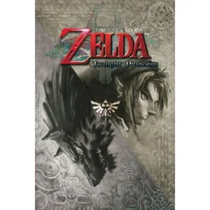 The Legend of Zelda Twilight Princess Nintendo High Fantasy Video Game Series Crest Poster - 24x36 inch