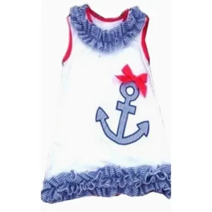 In Fashion Kids Baby Girls Anchor Dress 12-18 months-sml