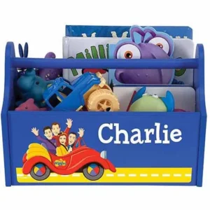 Personalized The Wiggles Big Red Car Royal Blue Toy Caddy