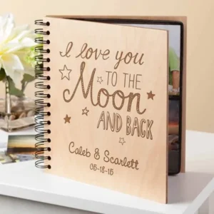 Personalized To The Moon and Back Photo Album