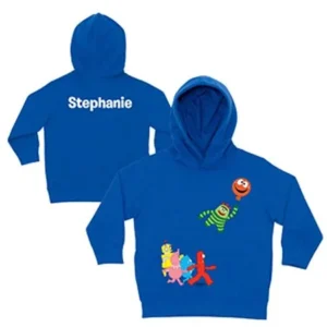 Personalized Yo Gabba Gabba! Balloon Getaway Royal Blue Toddler Boys' Hoodie