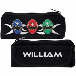 Personalized Power Rangers Super Megaforce Black Pencil Case