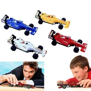Dazzling Toys Sports Racing Car Pack of 4 Kids Boys Pull-back Toy Racer Car