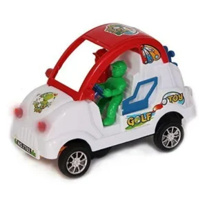 Bump and Go Toy Car - Battery Operated Novelty Toy Car with Bump and Go Action | Music | Lights for Kids 3 Years and Up - Car Changes Direction on Contact