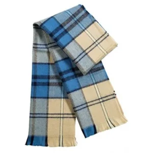 Japanese Solid and Plaid Scarf Soft and Warm Better than Cashmere Winter Scarf Perfect for Boys Kids Toddlers Girls - off White / Blue