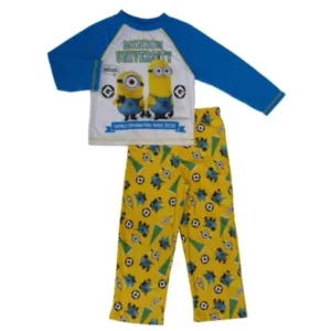 Despicable Me Boys Minion University Sleepwear Pajama Set 8