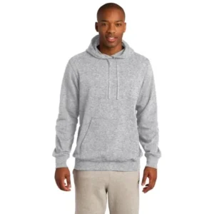 Sport-Tek ST254 Mens Pullover Hooded Sweatshirt - Athletic Heather - XS