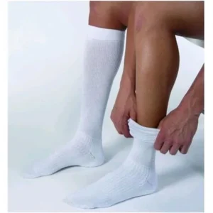 Jobst 110527 Activewear Knee 20-30 Closed Toe Cool, White, Large Full Calf