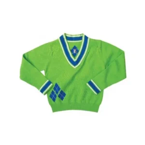 Littlest Golfer Green Argyle V Neck Sweater Baby Toddler Boys 6M-2T