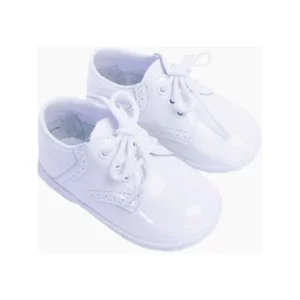 Baby Toddler Boy Patent White Classic Saddle Style Dress Shoe Size 1-7