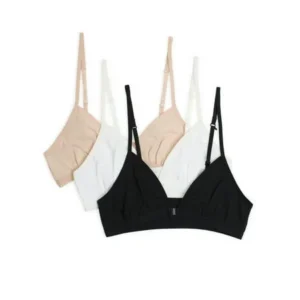 Fruit of the Loom Girls Amazing Convertible Bralettes, 3-Pack, Sizes 4-18