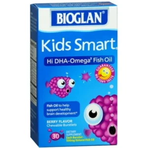 Bioglan Kids Smart Chewable Burstlets Berry Flavor 30 Caps