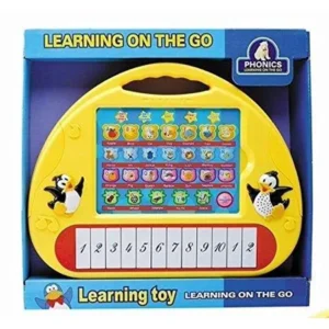 LightaheadÂ® English Learning Toy Portable Multi-Function Learning on the go for Kids Children Touch and Learn Educational Toy Board YELLOW