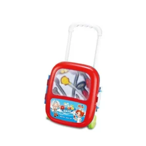 LightaheadÂ® Doctor Play Set with 6 Accessories - Kids Doctors Case on Wheels