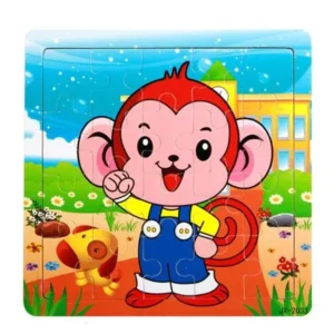 Voberry Wooden Puzzle Educational Developmental Baby Kids Training Toy