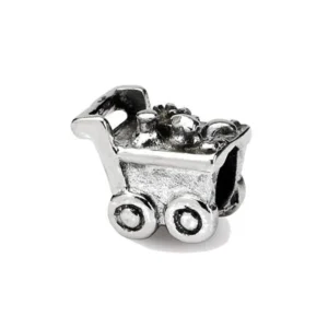 Sterling Silver Reflections Kids Shopping Cart Bead