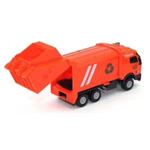 1:43 Racing Bicycle Shop Truck Toy Car Carrier Vehicle Garbage Truck