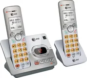 AT&T - EL52203 DECT 6.0 Expandable Cordless Phone System with Digital Answering System - Silver