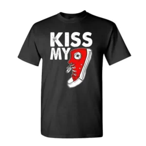 Kiss my Shoe - Unisex T-Shirt (Black, XL)