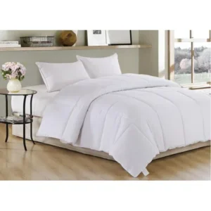 White Polyester Medium Warmth King Down Alternative Comforter Duvet insert , 104" x 88"