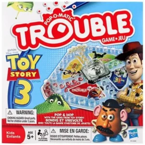 Toy Story 3 Pop-o-matic Trouble Game