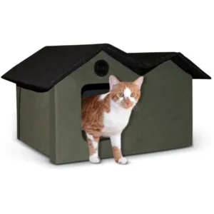 K Outdoor Heated Kitty House, Extra-Wide (Heated or Unheated)