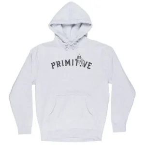 Primitive Apparel Smokin Nun Pullover Hoodie Sweatshirt Sweater Skate Mens Grey