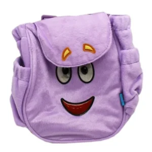 Backpack Lavender Colored Plush Kids Bag