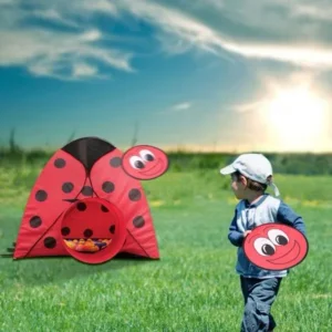 Beetle Shape Foldable Play Tent House Indoor Outdoor Children Kids Toddler Baby Play Game House Gaming Toys