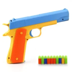 NEW Popular Toy Gun Children Toys Semi-automatic Toy Weapon With Soft Bullets Imitation Gun Military Models Funny Plastic Shooter