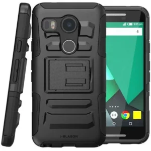 i-Blason Prime Series CAse and Holster for Google Nexus 5X, Black