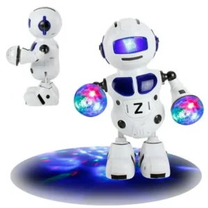 DZT1968 Electronic Walking Dancing Smart Bot Robot Astronaut Kids Music Light Toys