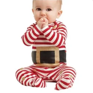 Fashion Infant Baby Kids Christmas Xmas Suit Romper Jumpsuit Outfits Clothes