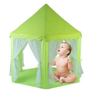 Foldable Hexagonal Type Portable Children Tent Indoor Outdoor Game Playing Princess Castle Baby House Camping Toy