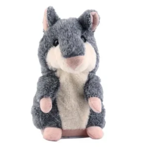 Lovely Free Shipping Talking Hamster Plush Toy Hot Cute Speak Talking Sound Record Hamster Talking Toys for Children,